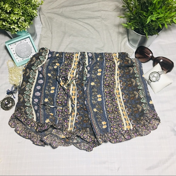 Soprano Pants - SOPRANO SHORTS BOHO PRINT FLORAL